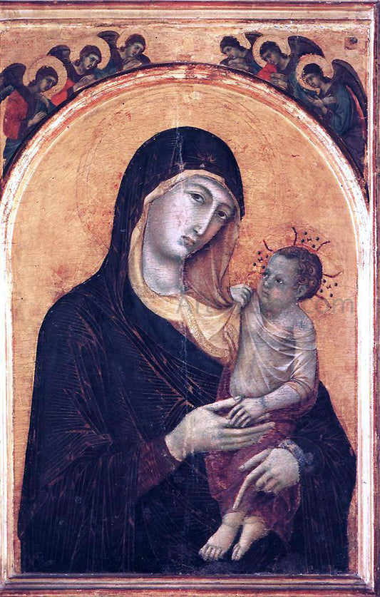  Duccio Di Buoninsegna Madonna and Child with Six Angels - Hand Painted Oil Painting