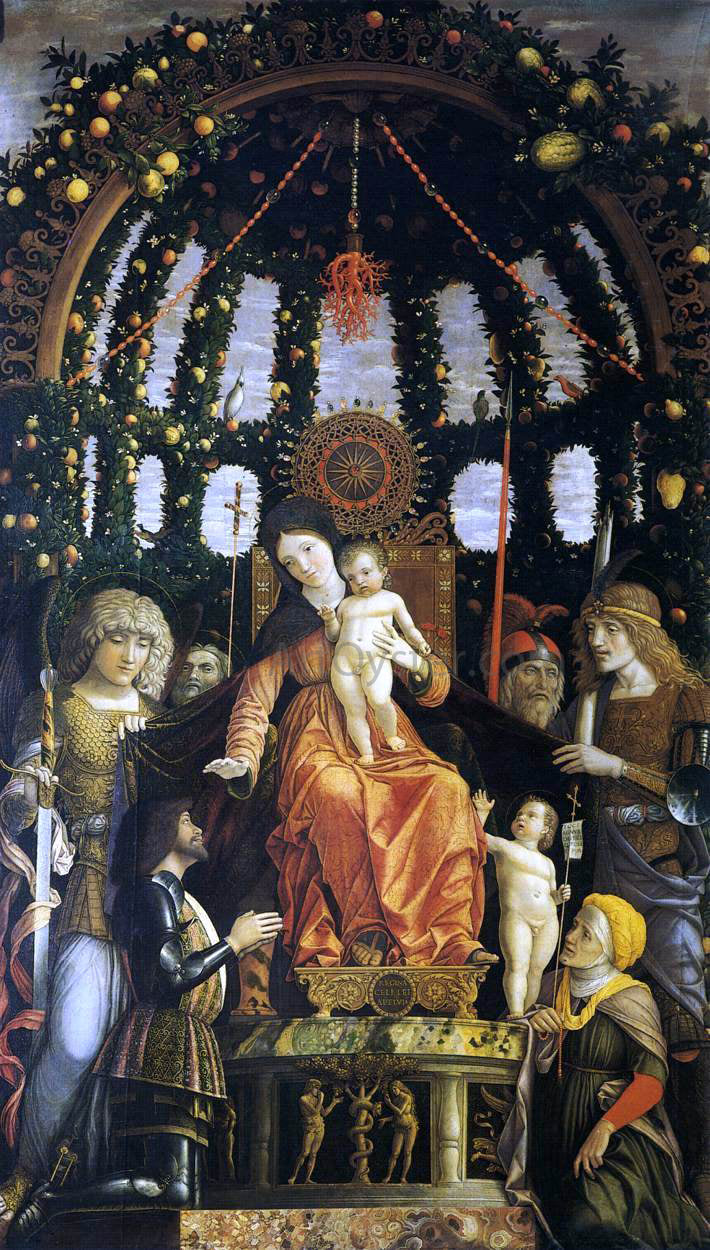 Andrea Mantegna Madonna of Victory - Hand Painted Oil Painting