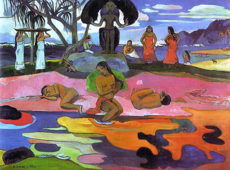  Paul Gauguin Mahana no Atua (also known as Day of the Gods) - Hand Painted Oil Painting