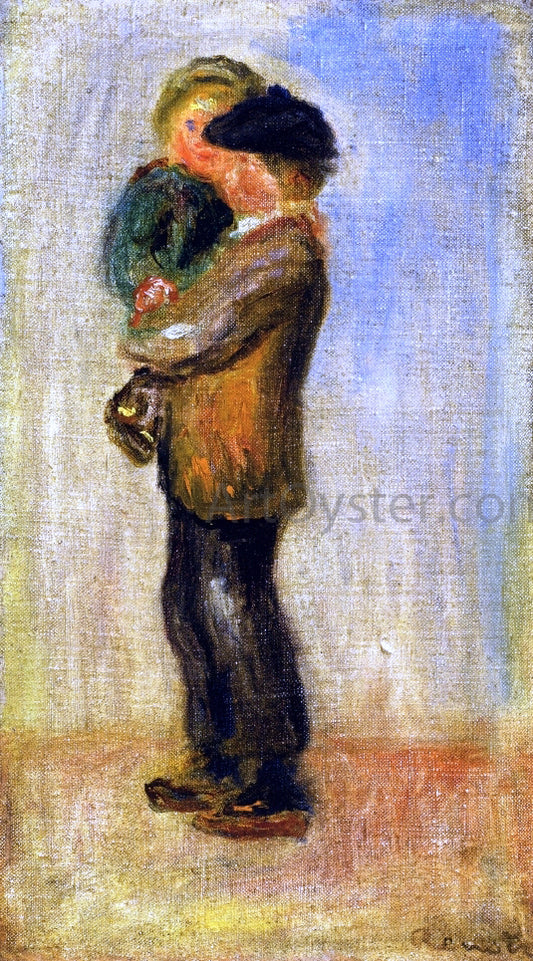  Pierre Auguste Renoir Man Carrying a Boy - Hand Painted Oil Painting