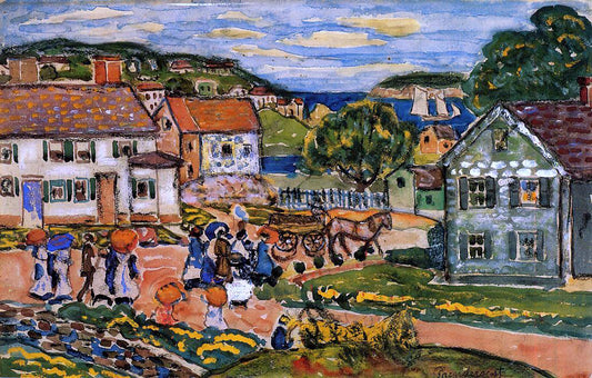  Maurice Prendergast Marblehead - Hand Painted Oil Painting