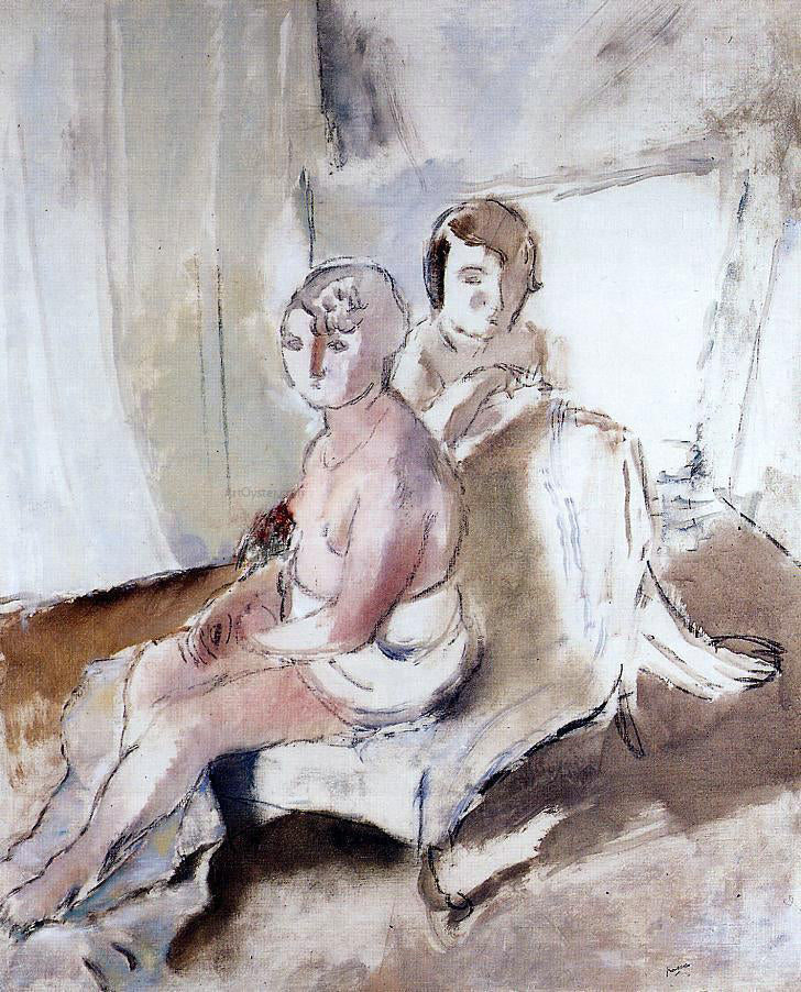  Jules Pascin Margot and Madeleine - Hand Painted Oil Painting