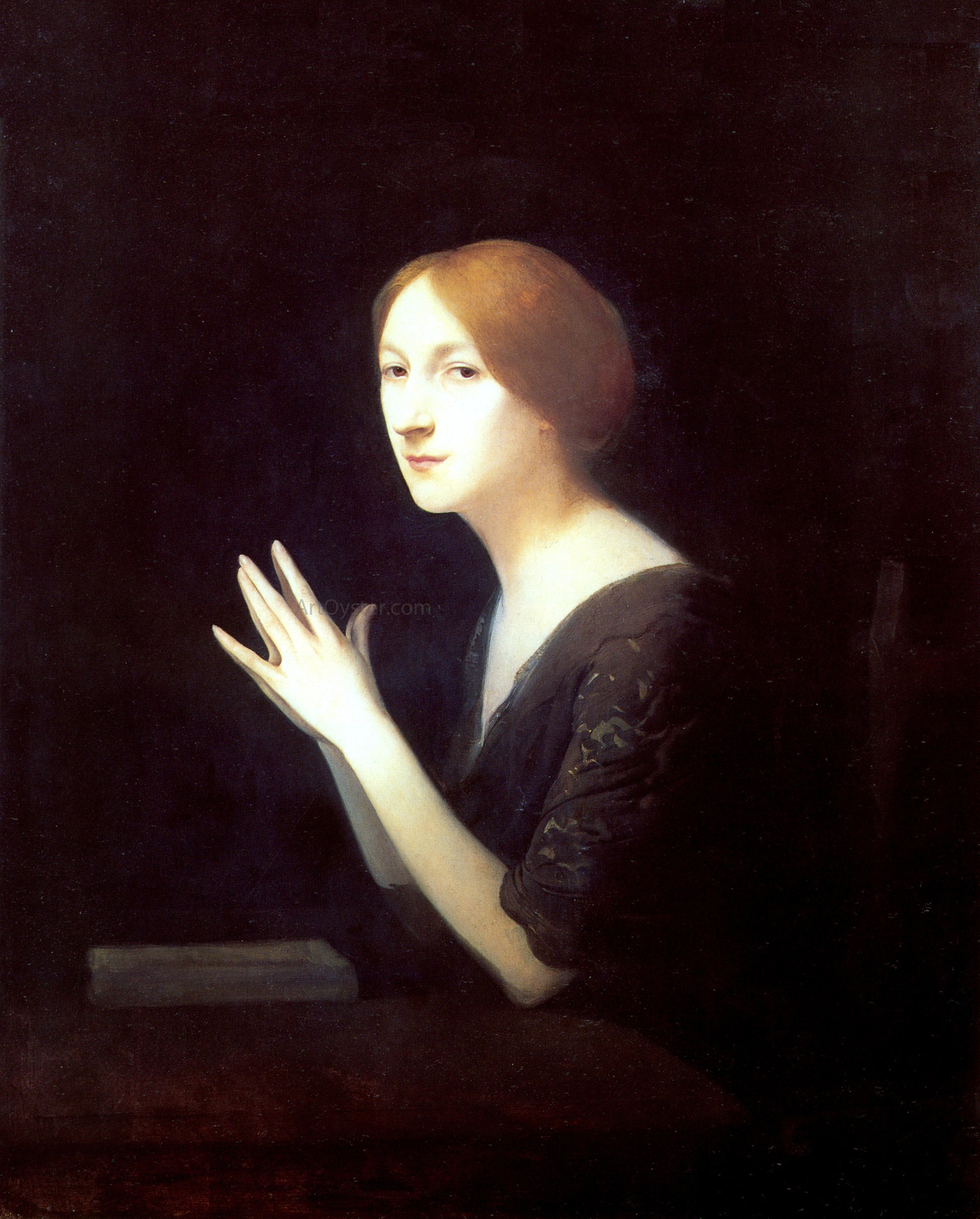  Joseph Granie Marguerite Moreno - Hand Painted Oil Painting