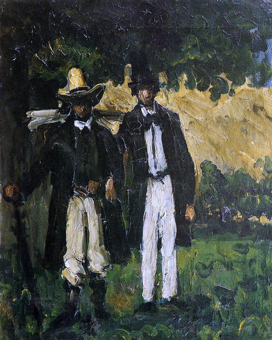  Paul Cezanne Marion and Valabregue Setting out for Motif - Hand Painted Oil Painting