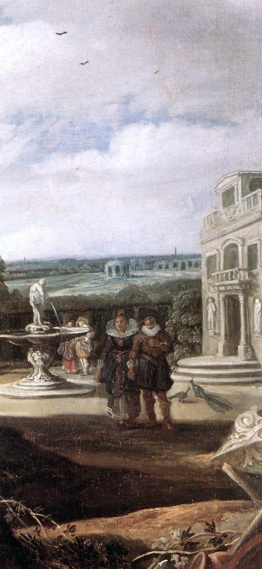  Frans Hals Married Couple in a Garden (detail) - Hand Painted Oil Painting