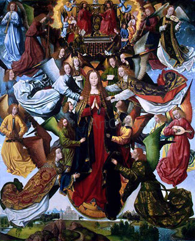  Master lucy Legend Mary, Queen of Heaven - Hand Painted Oil Painting