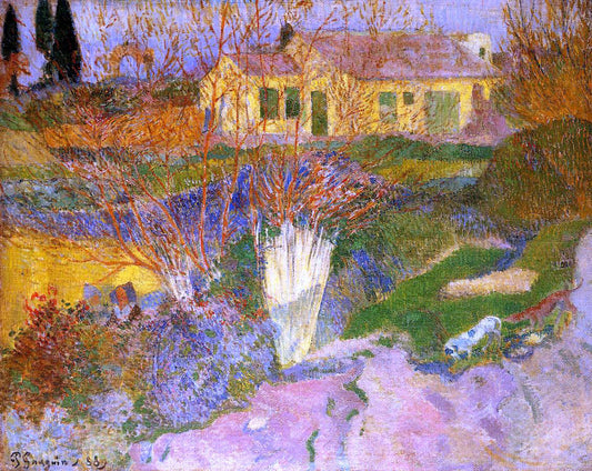  Paul Gauguin Mas, near Arles - Hand Painted Oil Painting