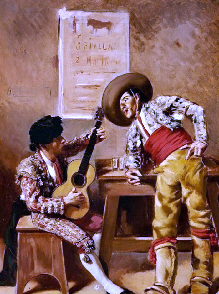  Segundo Matilla Marina Matador en la taverna - Hand Painted Oil Painting