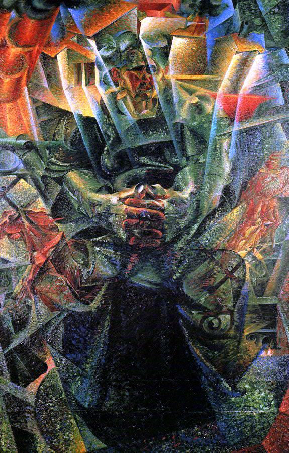  Umberto Boccioni Materia (also known as Portrait of the Artist's Mother) - Hand Painted Oil Painting