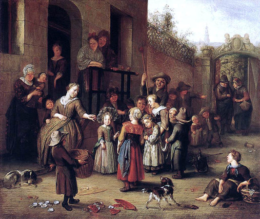  Richard Brakenburg May Queen Festival - Hand Painted Oil Painting