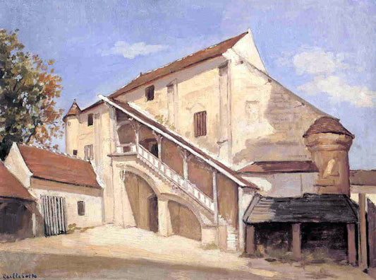  Gustave Caillebotte Meaux Effect of Sunlight on the Old Chapterhouse - Hand Painted Oil Painting