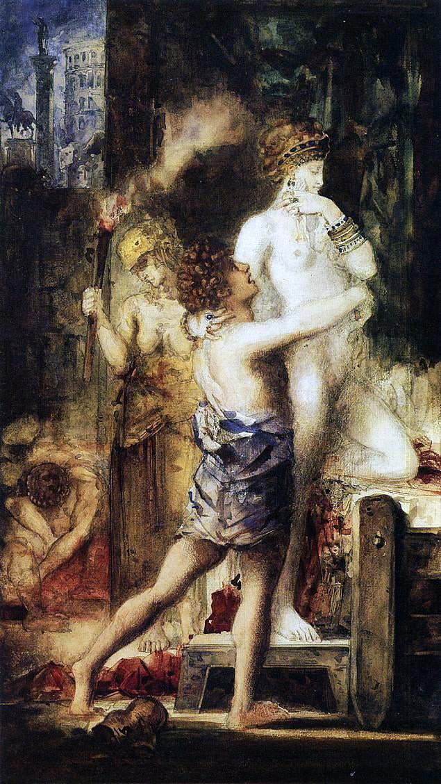  Gustave Moreau Messalina - Hand Painted Oil Painting