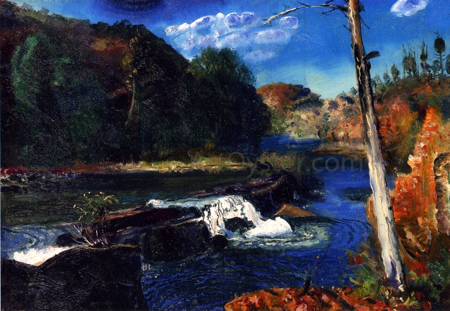  George Wesley Bellows Mill Dam - Hand Painted Oil Painting