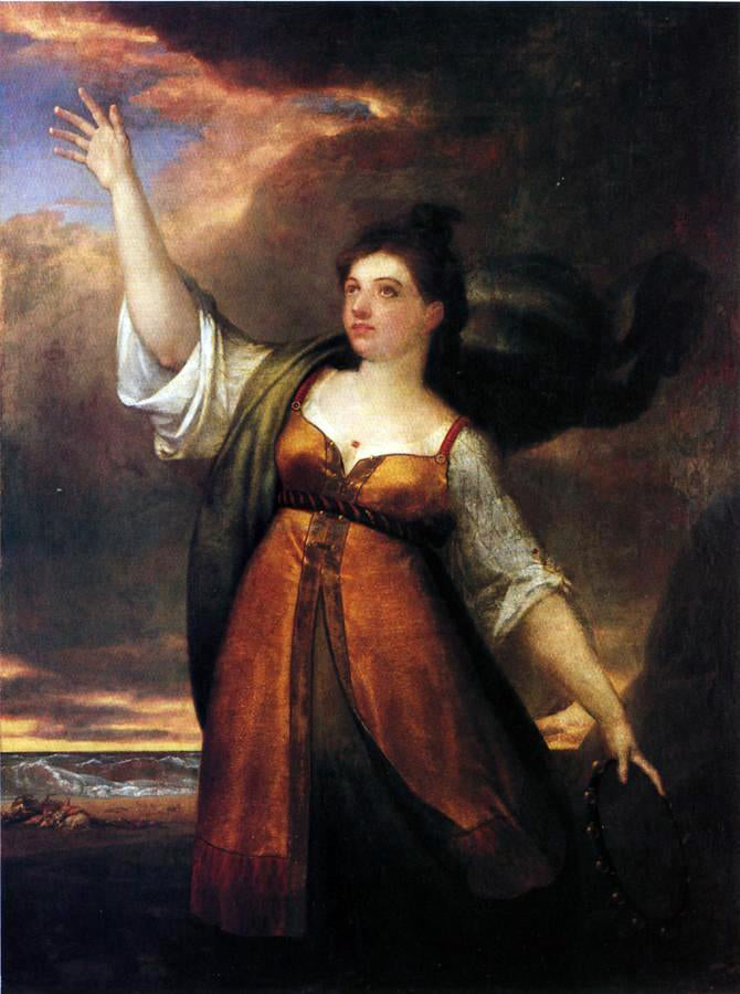  Washington Allston Miriam the Prophetess - Hand Painted Oil Painting