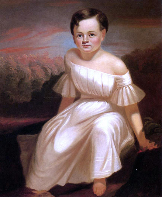  George Caleb Bingham Miss Sallie Ann Camden - Hand Painted Oil Painting