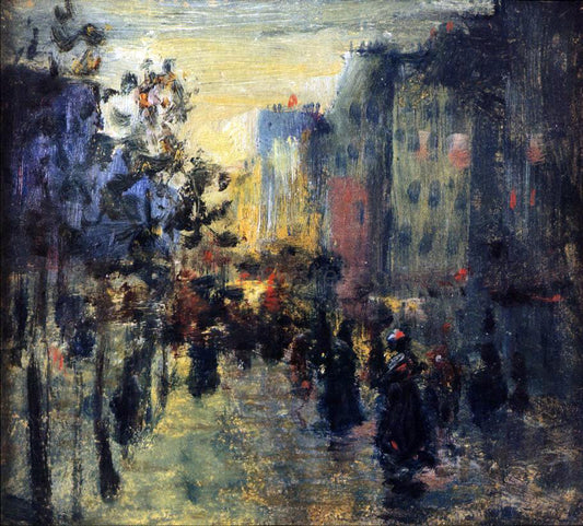  Robert Henri Misty Effect, Paris - Hand Painted Oil Painting