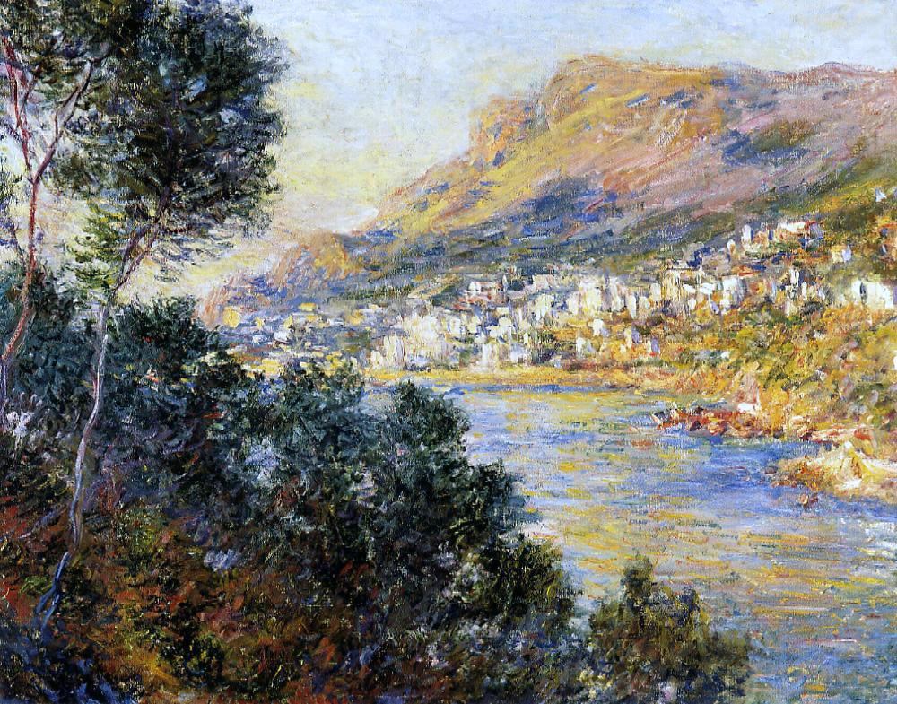  Claude Oscar Monet Monte Carlo Seen from Roquebrune - Hand Painted Oil Painting