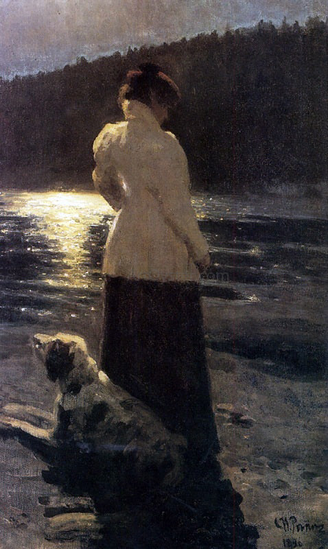  Ilia Efimovich Repin Moonlight - Hand Painted Oil Painting