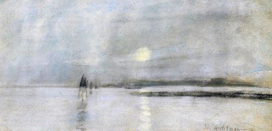  John Twachtman Moonlight, Flanders - Hand Painted Oil Painting