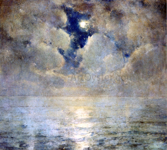  Emil Carlsen Moonlight Scene - Hand Painted Oil Painting