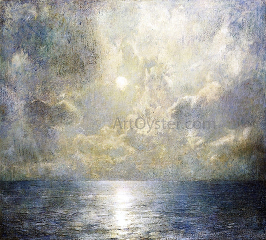  Emil Carlsen Moonlilt Seascape - Hand Painted Oil Painting