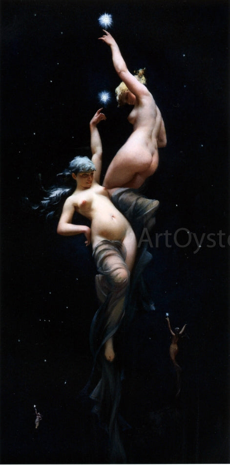  Luis Ricardo Falero Moonlit Beauties - Hand Painted Oil Painting