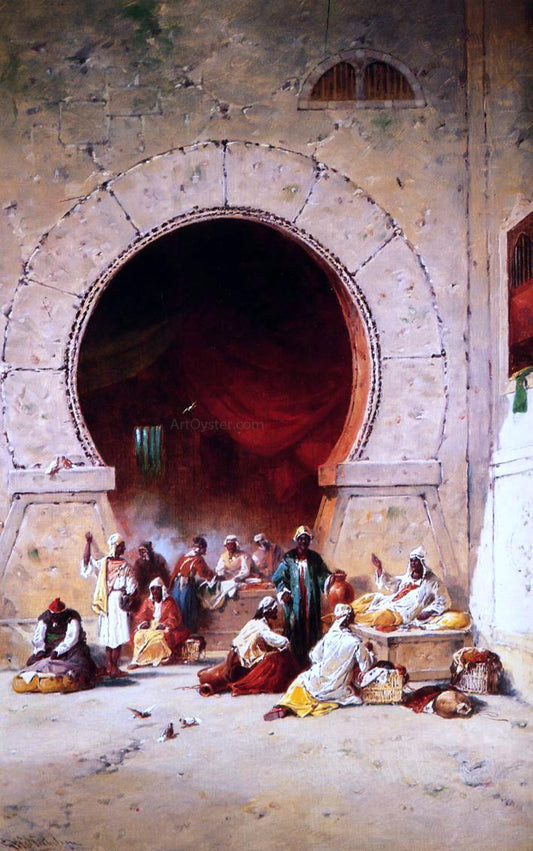  George Washington Nicholson Moorish Bazaar - Hand Painted Oil Painting