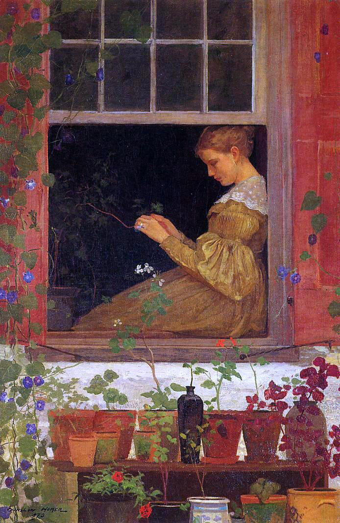  Winslow Homer Morning Glories - Hand Painted Oil Painting