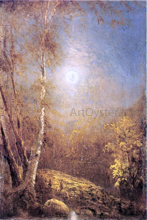 Louis Remy Mignot Morning Sun in Autumn - Hand Painted Oil Painting
