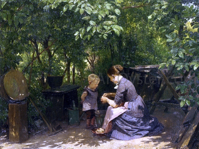  Edvard Petersen Mother's Little Helper - Hand Painted Oil Painting