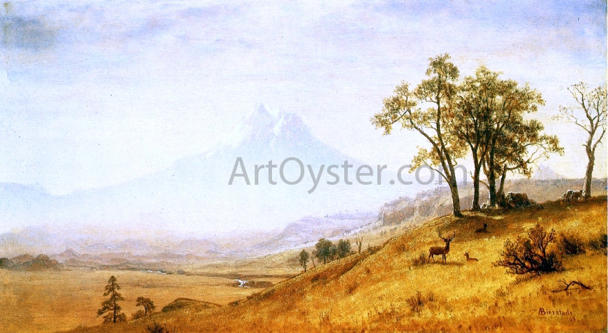  Albert Bierstadt Mount Hood - Hand Painted Oil Painting