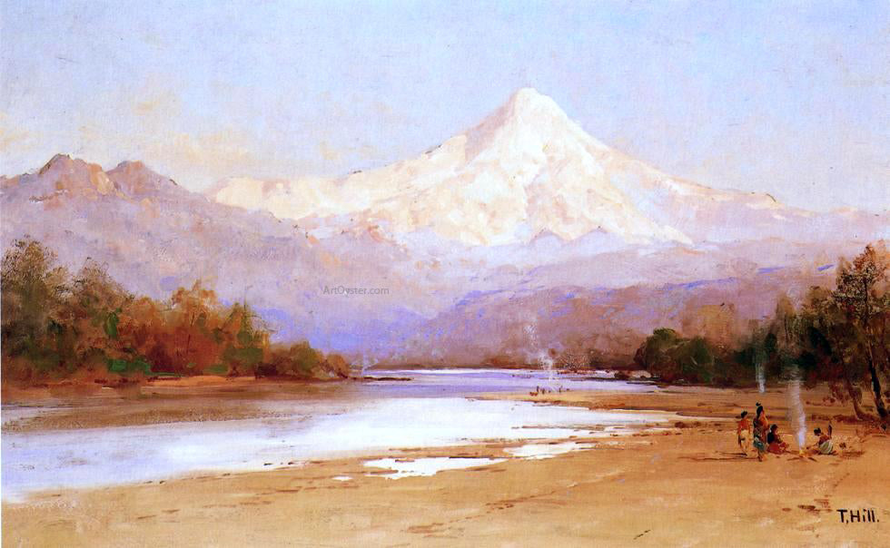  Thomas Hill Mount Hood - Hand Painted Oil Painting