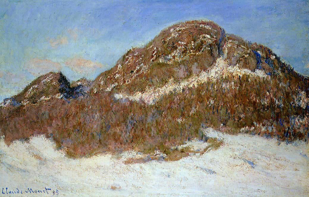  Claude Oscar Monet Mount Kolsaas - Hand Painted Oil Painting