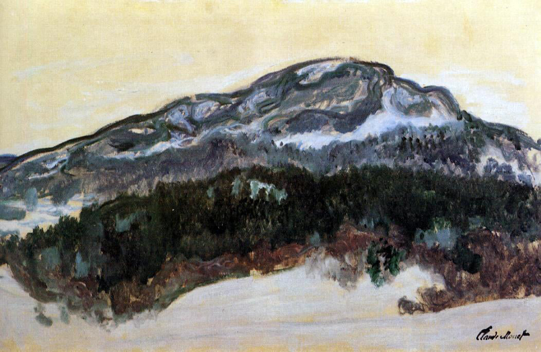  Claude Oscar Monet Mount Kolsaas, Norway - Hand Painted Oil Painting