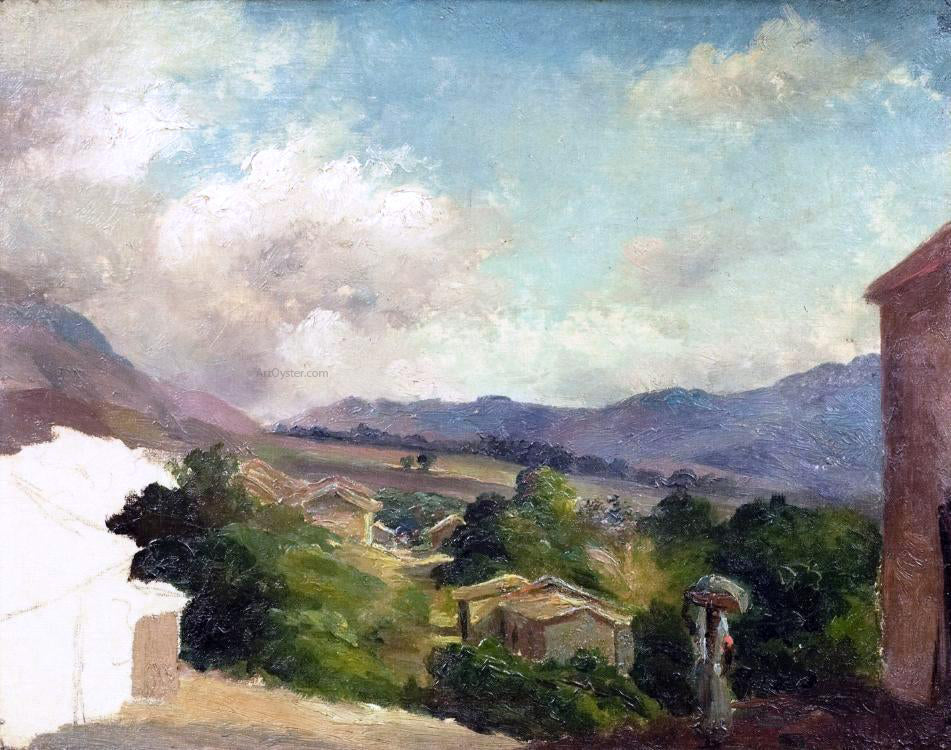  Camille Pissarro Mountain Landscape at Saint Thomas, Antilles (unfinished) - Hand Painted Oil Painting