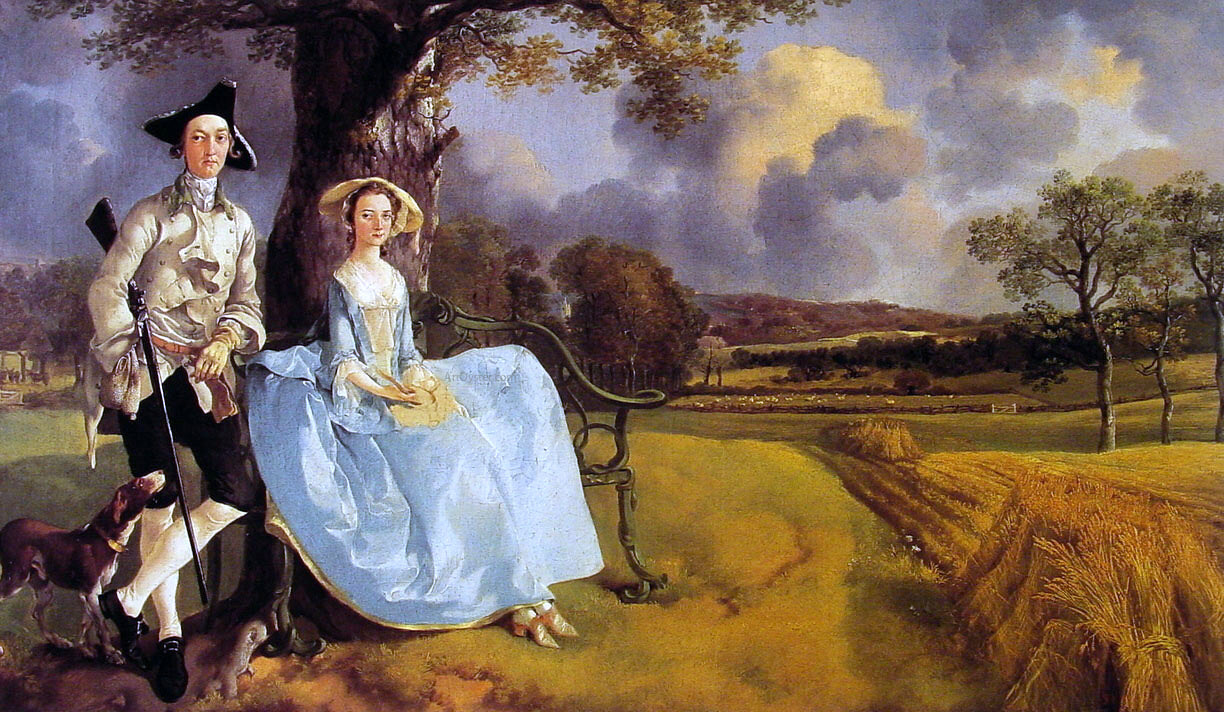  Thomas Gainsborough Mr and Mrs Andrews - Hand Painted Oil Painting