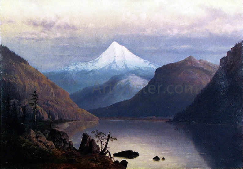 William Parrott Mr. Hood from the Columbia River - Hand Painted Oil Painting