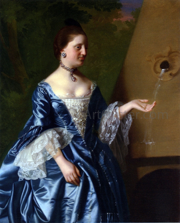  John Singleton Copley Mrs. Alice Hooper - Hand Painted Oil Painting