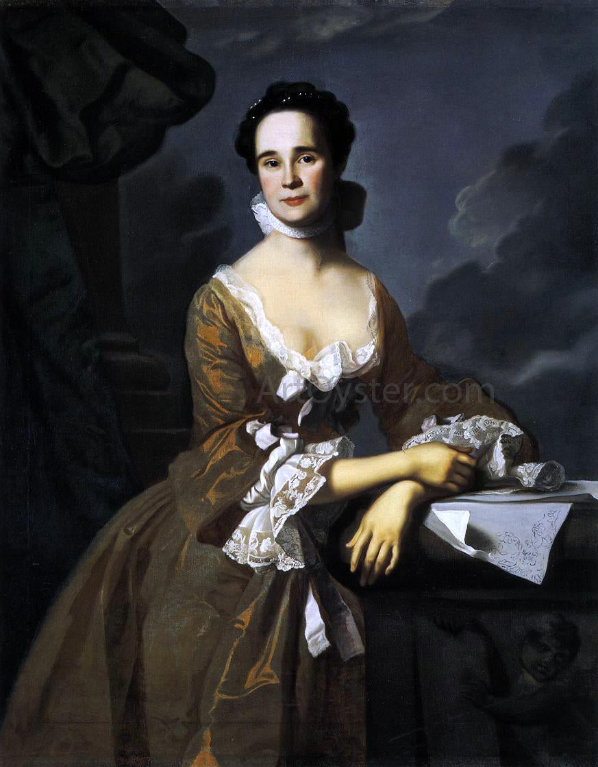  John Singleton Copley Mrs. Daniel Hubbard (Mary Greene) - Hand Painted Oil Painting