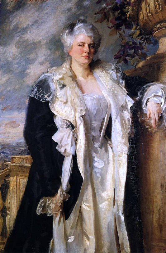  John Singer Sargent Mrs. Ernest Hills - Hand Painted Oil Painting