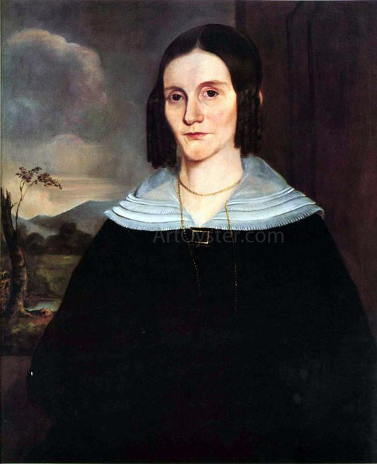  George Henry Durrie Mrs. John Forman - Hand Painted Oil Painting