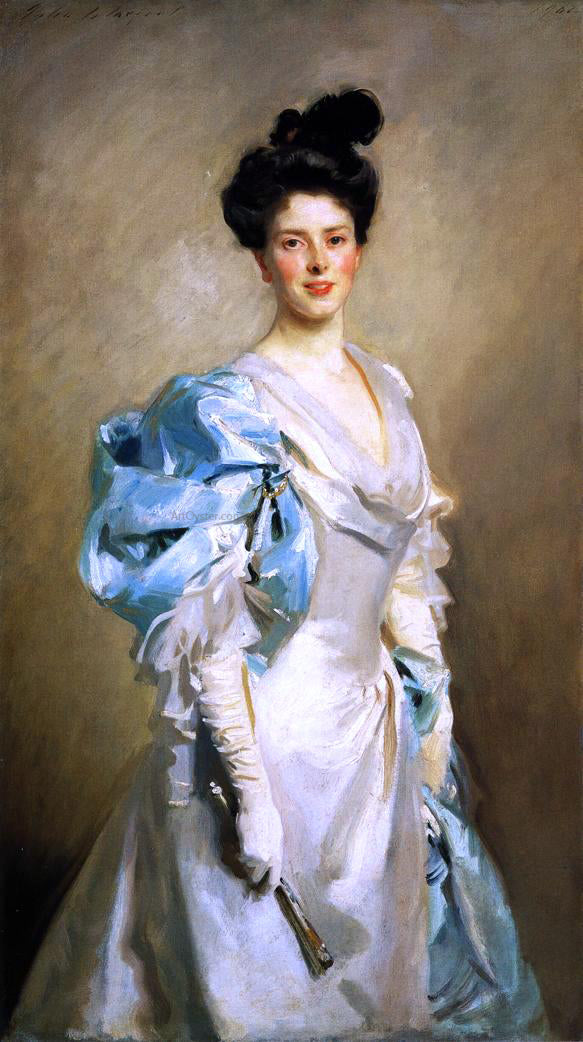  John Singer Sargent Mrs. Joseph Chamberlain - Hand Painted Oil Painting
