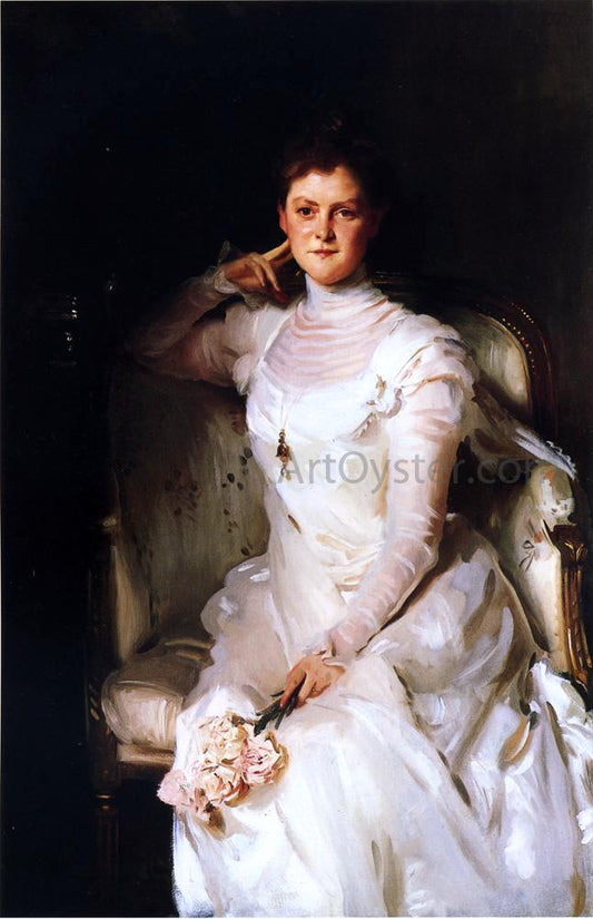  John Singer Sargent Mrs. Joshua Montgomery Sears - Hand Painted Oil Painting