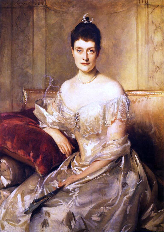  John Singer Sargent Mrs. Mahlon Day Sands (Mary Hartpeace) - Hand Painted Oil Painting