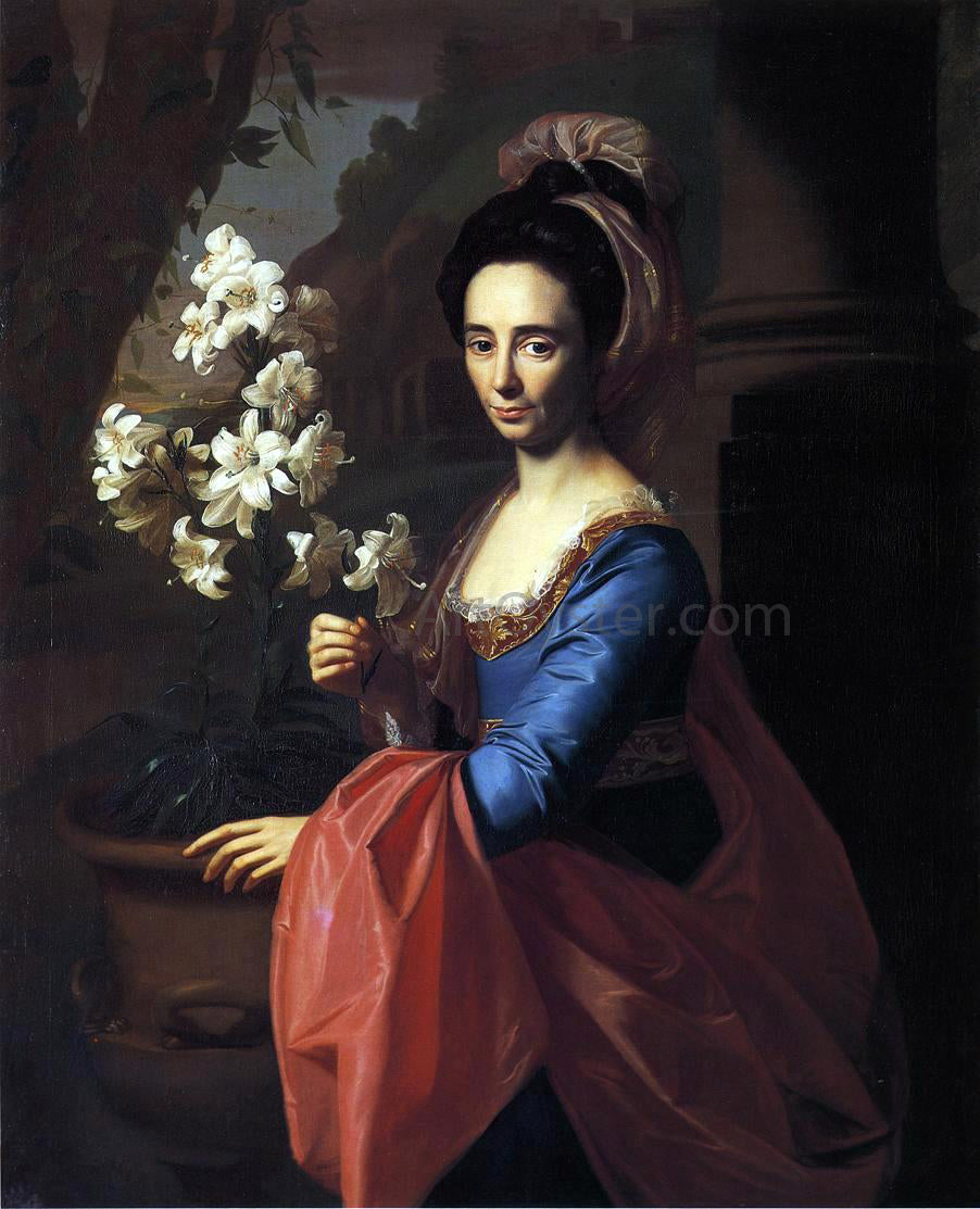  John Singleton Copley Mrs. Moses Gill (Rebecca Boylston) - Hand Painted Oil Painting