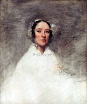  Samuel Lovett Waldo Mrs. Samuel L. Waldo - Hand Painted Oil Painting