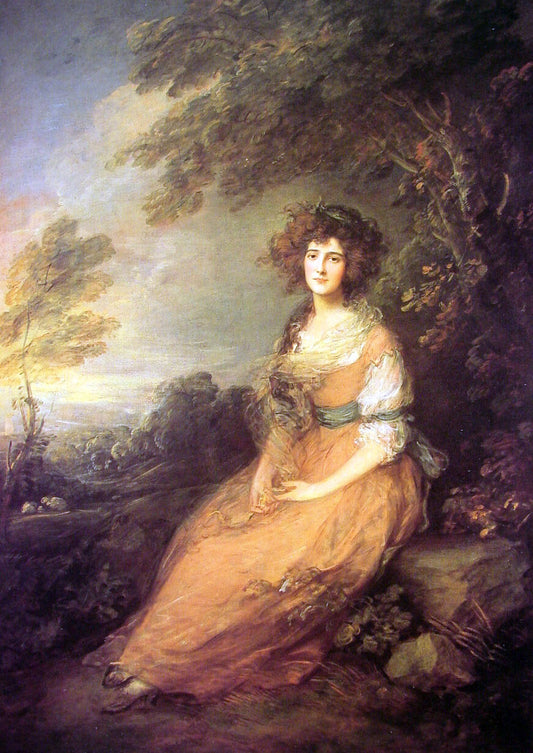  Thomas Gainsborough Mrs Sheridan - Hand Painted Oil Painting