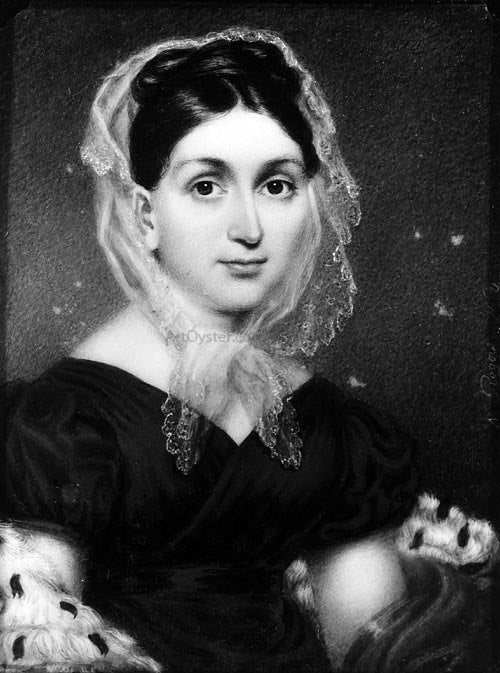  Nathaniel Rogers Mrs. Stephen Van Rensselaer III - Hand Painted Oil Painting