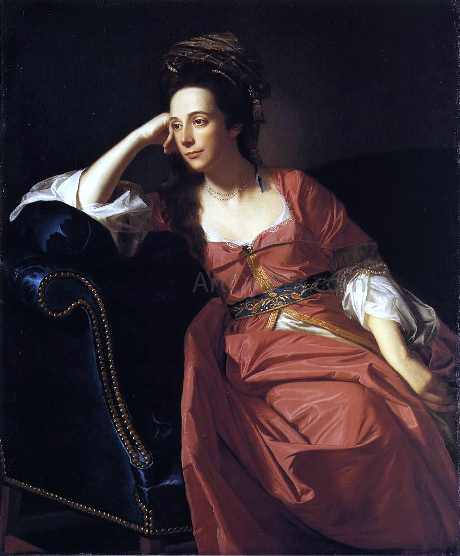  John Singleton Copley Mrs. Thomas Gage (Margaret Kemble) - Hand Painted Oil Painting