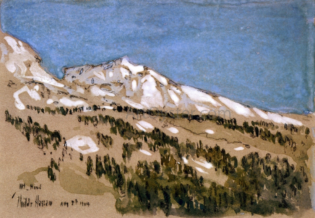  Frederick Childe Hassam Mt. Hood (Oregon) - Hand Painted Oil Painting